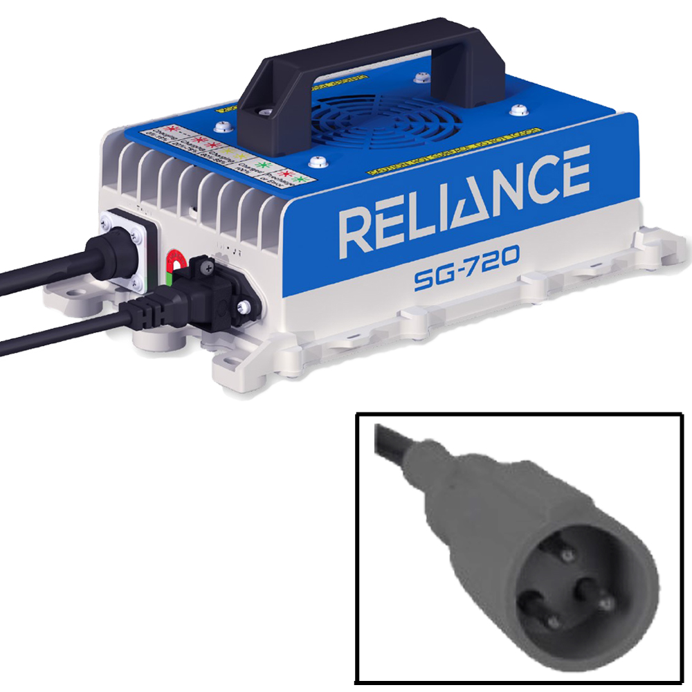 RELIANCE&#8482 SG-720 High Frequency Industrial Club Car Charger - 48v Powerdrive® Paddle