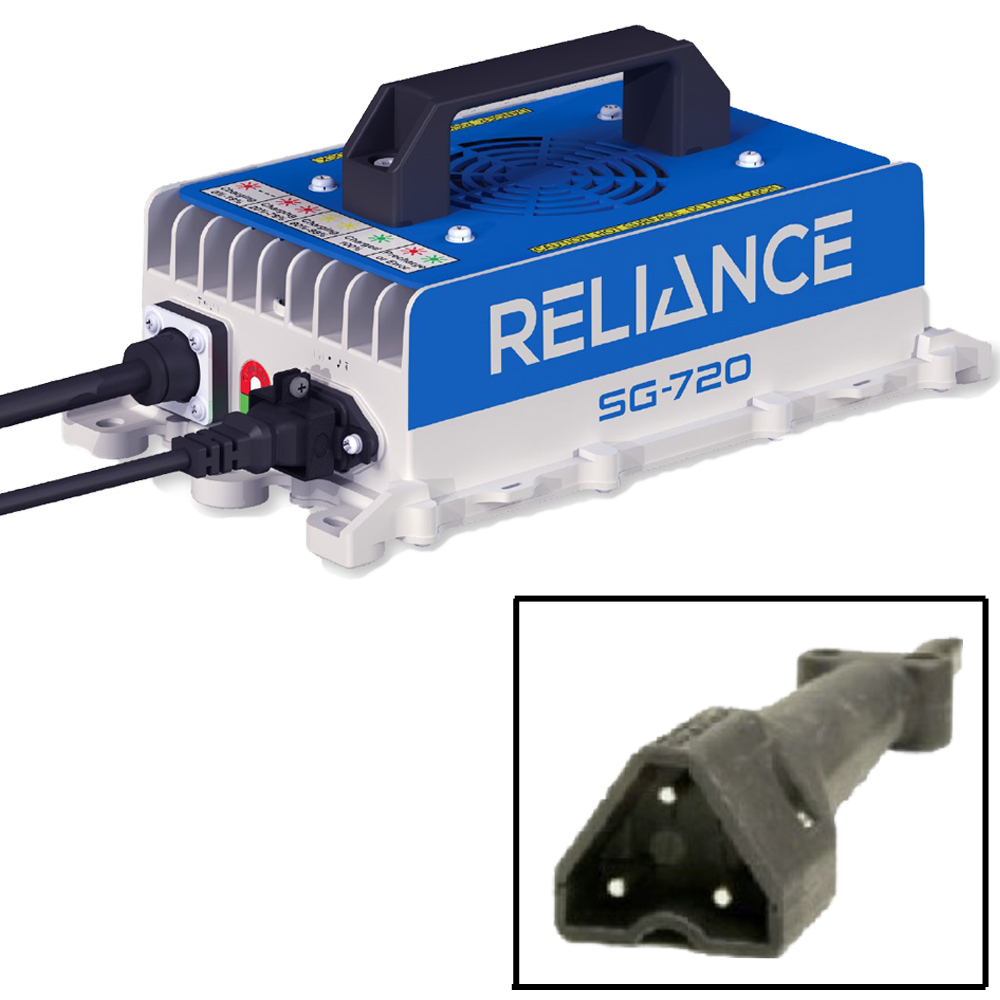 RELIANCE™ SG-720 High Frequency Industrial E-Z-GO T48/RXV/Express Charger - 48v 3-Pin Paddle