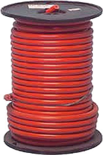 100' Spool 4-Guage x 49-Strand Red Cable