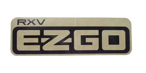 DECAL, EZGO RXV